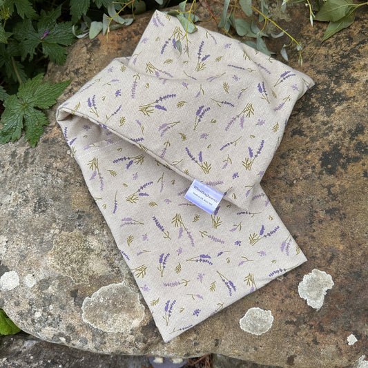 Wheat bag replacement cover, lavender flower printed new case for wheat bags