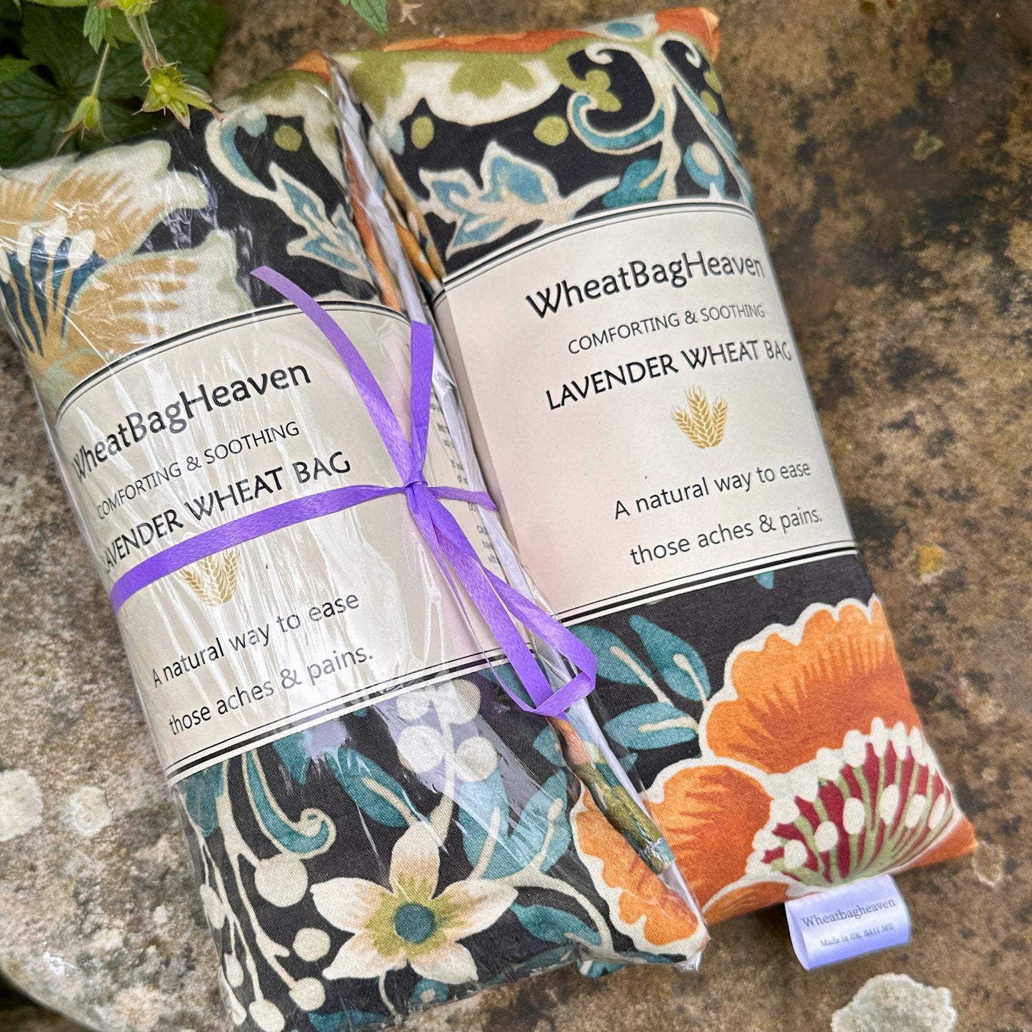 Floral lavender psychedelic wheat bags and eye pillows