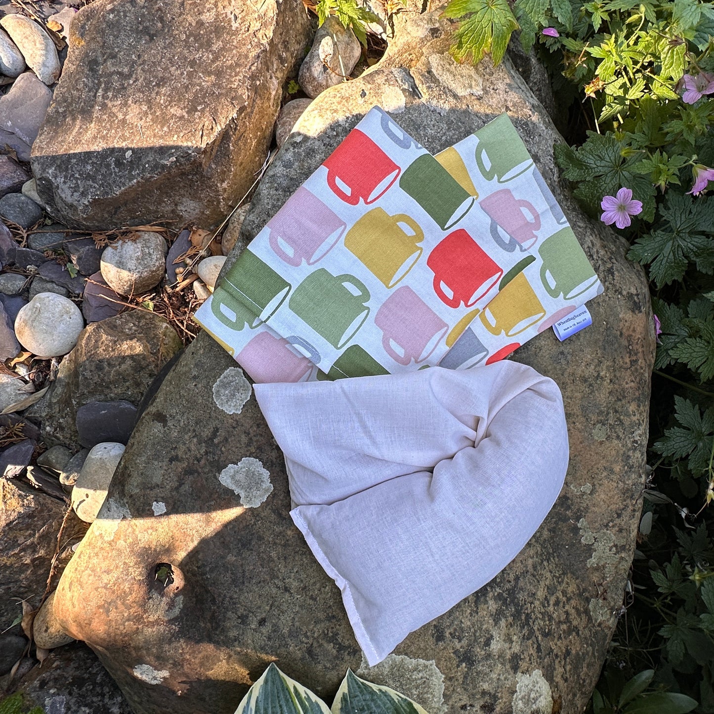 Wheat bag replacement cover, tea break printed new case for wheat bags