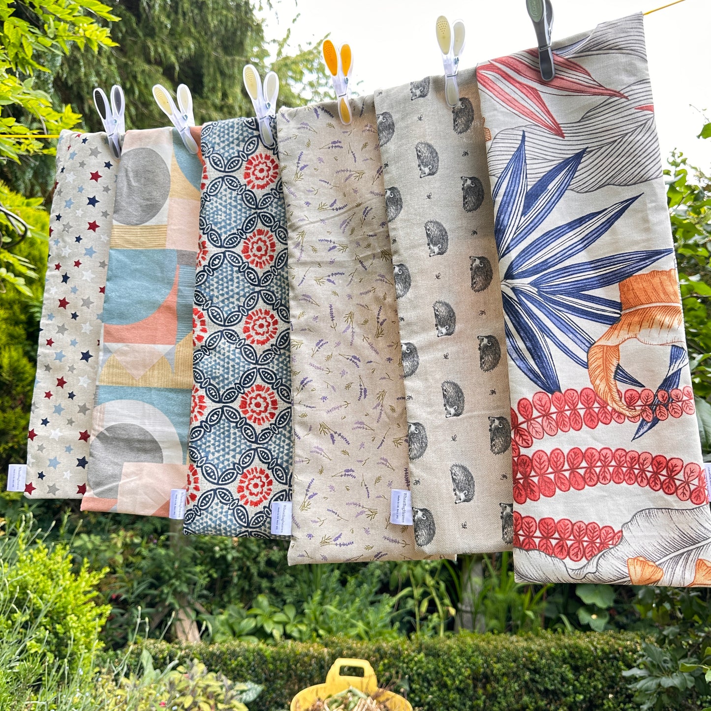 Wheat bag replacement cover, Mandela printed new case for wheat bags