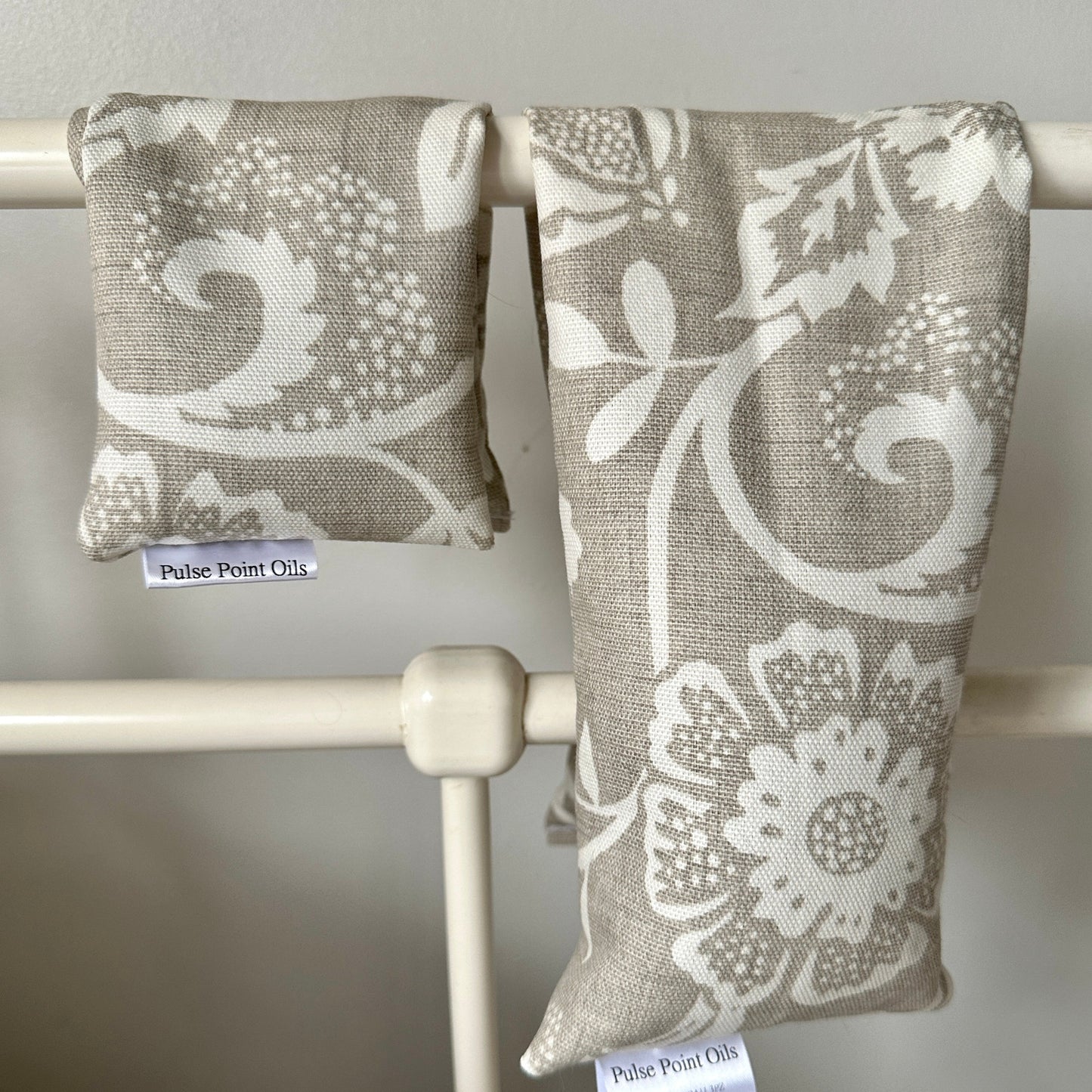 Soothe your soul with a lavender-scented wheat bag hug!