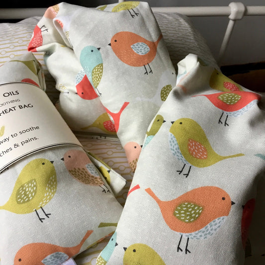 Easter chicks kid's heating pad with lavender for calm and relaxation 