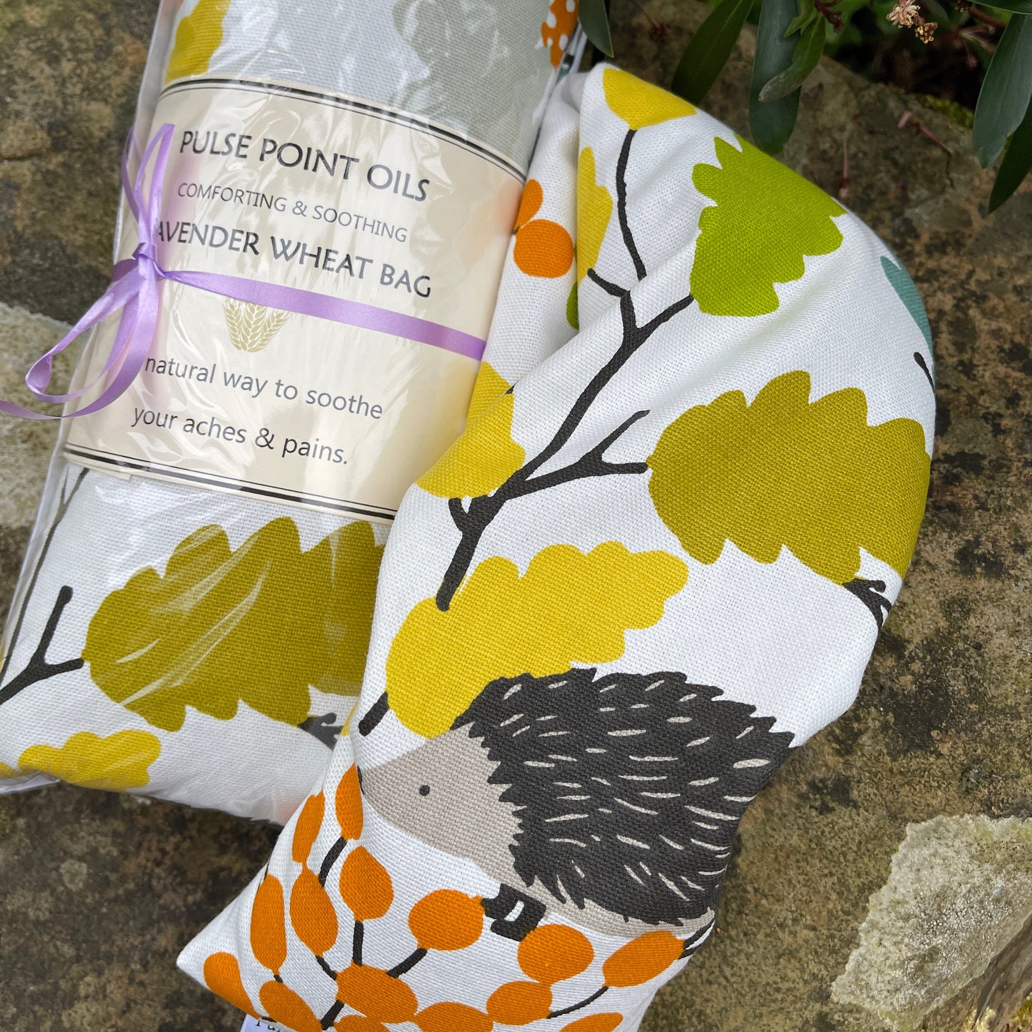 Prickles hedgehog, cotton wheat bag bedtime comforter for children and hedgehog lovers