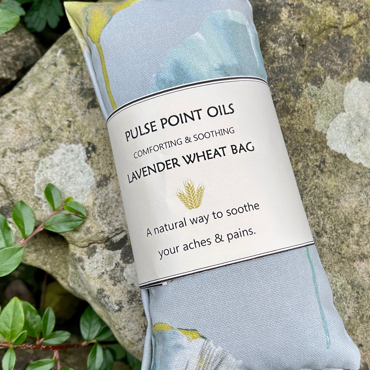 Lavender scented heating pad. Ginkgo wheat bag, snuggle body warmer. Eco friendly comfort gift