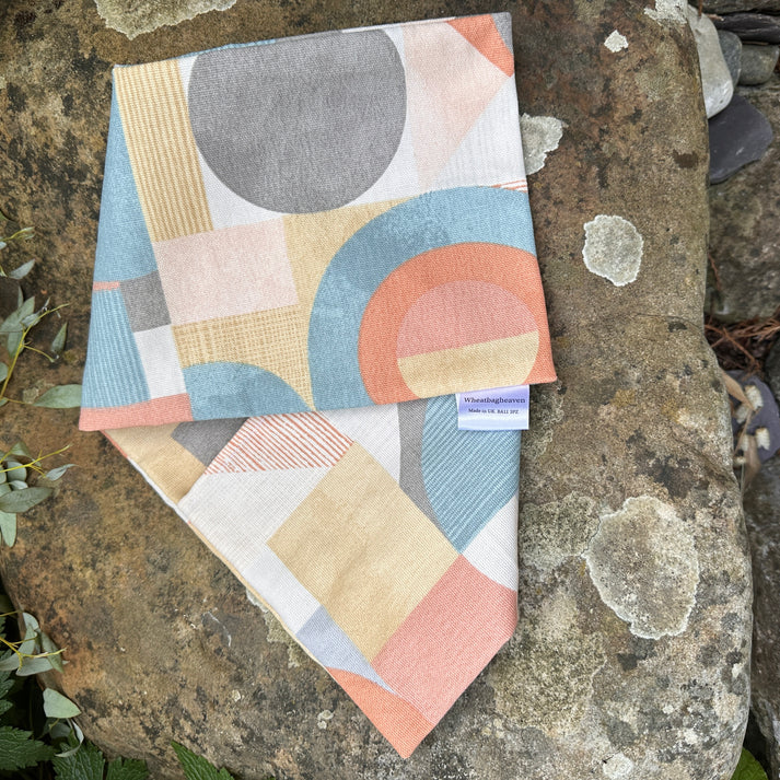 Pastel Abstract Wheat Bag - Microwavable Heat Pack with Optional Lavender | 750g