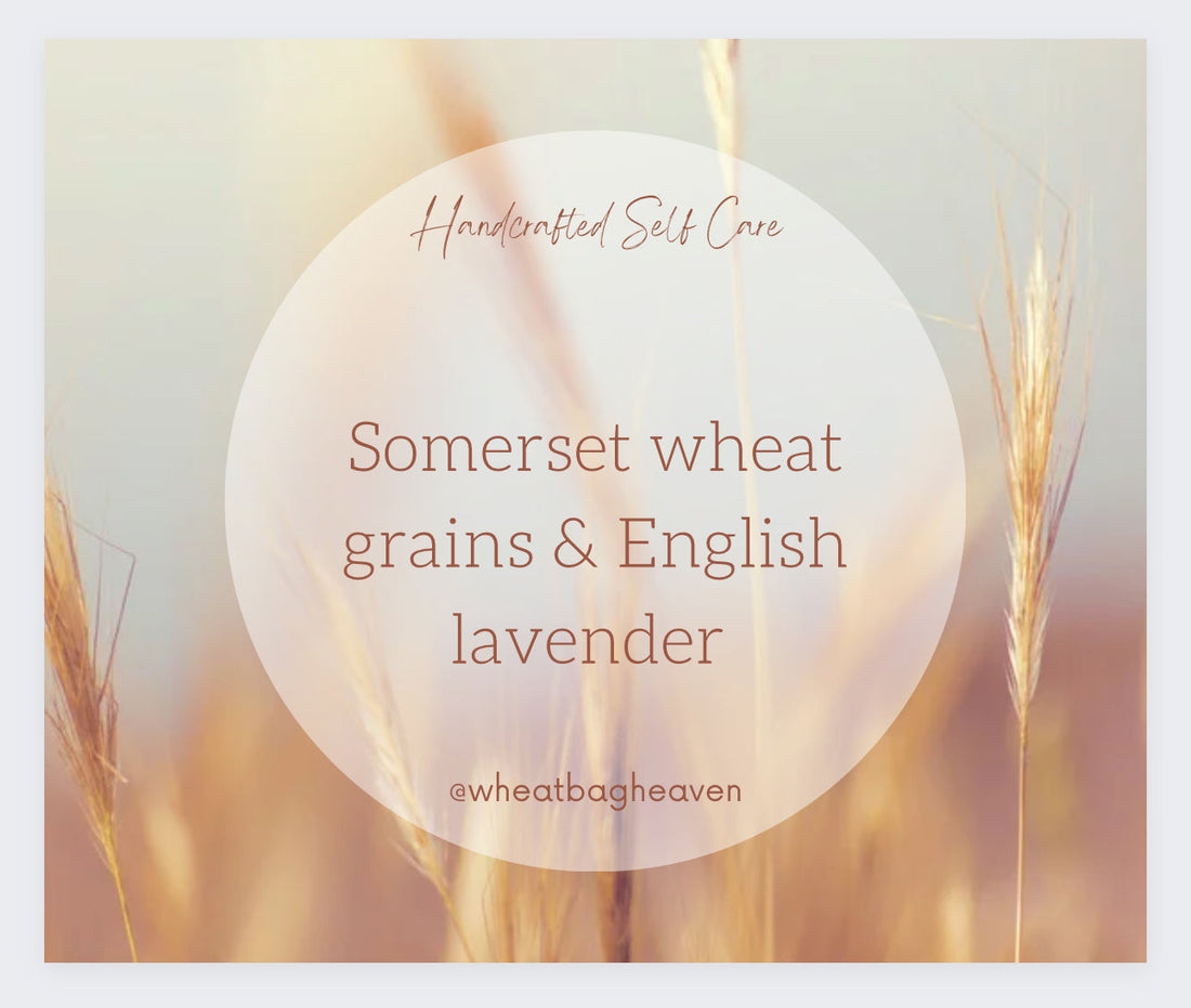 WheatBagHeaven lavender wheat bag for relaxation, stress relief and natural pain management