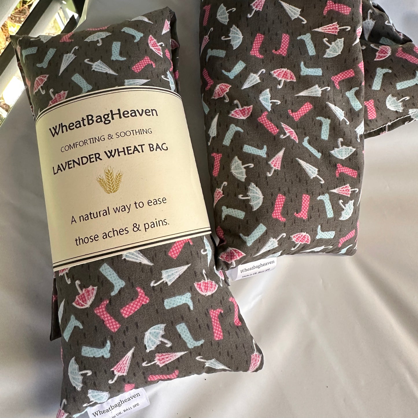 Children's Rainy Day Lavender Wheat Bag – Soothing Heat Pack for Bedtime & Tummy Comfort