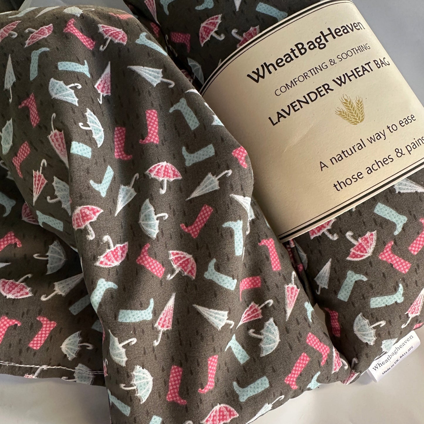 Children's Rainy Day Lavender Wheat Bag – Soothing Heat Pack for Bedtime & Tummy Comfort