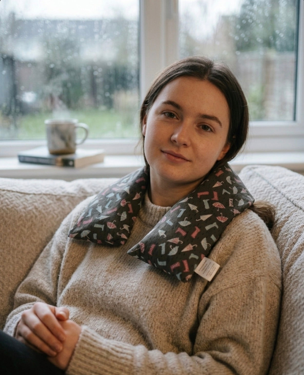 Children's Rainy Day Lavender Wheat Bag – Soothing Heat Pack for Bedtime & Tummy Comfort