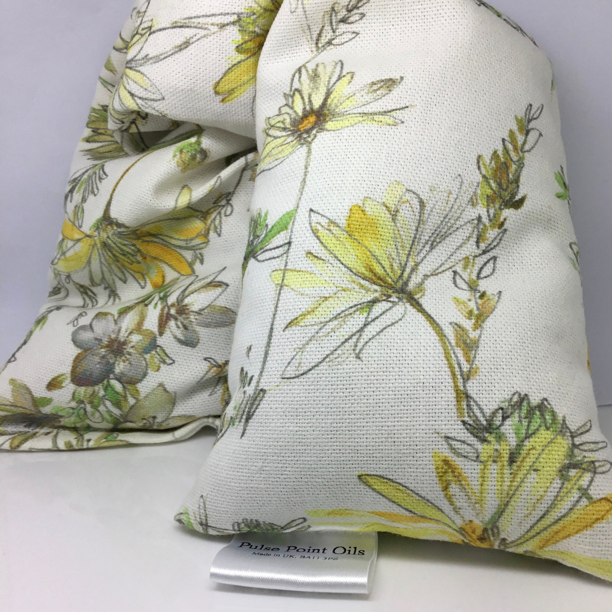 Floral meadow heating pad, lavender wheat bags