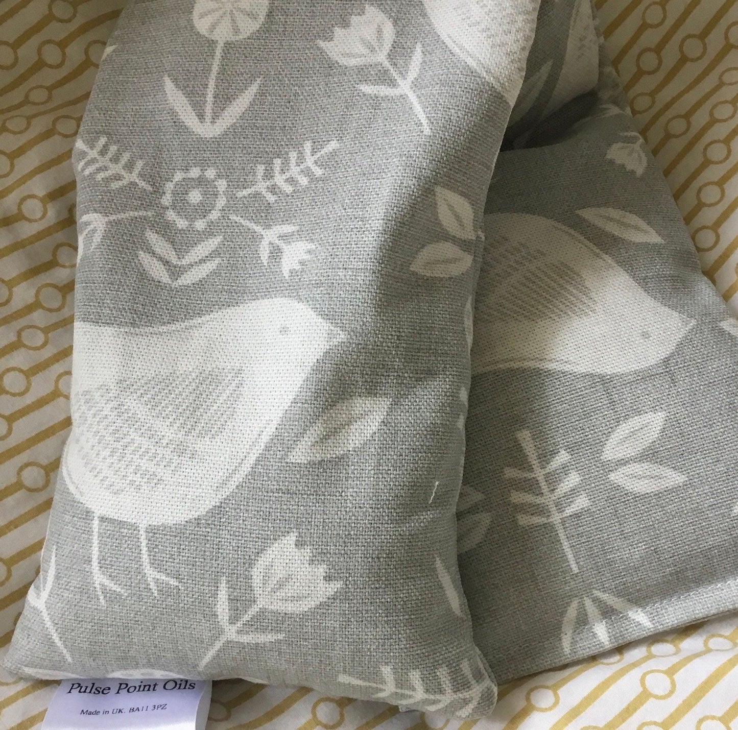 Grey lavender wheat bag,restful sleep heating pad