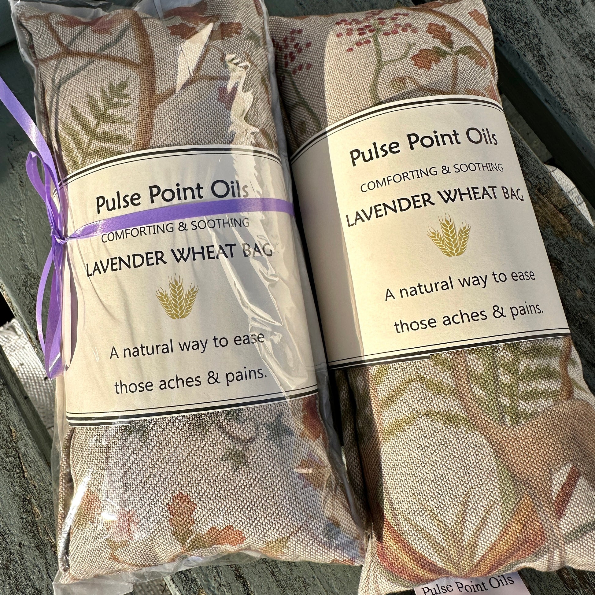 heat pad for aches and pains with English lavender to help relax and calm the mind